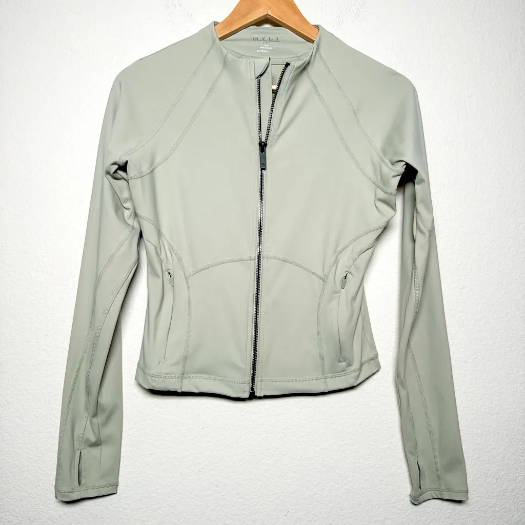 BYLT Metta Full Zip Jacket Dry Sage Women’s Small Green - Image 2