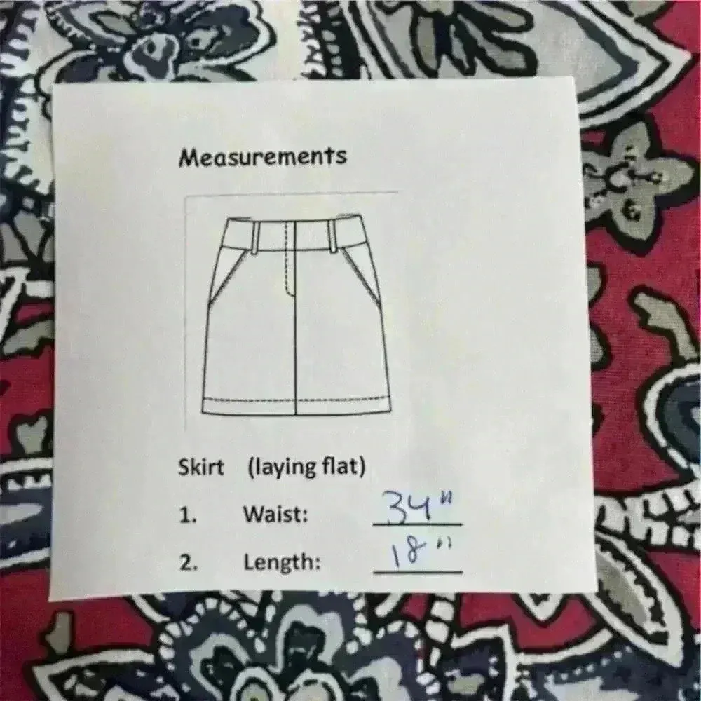 LOFT Outlet Women's Size 10 Paisley A-Line Short Skirt Multicolor - Image 11