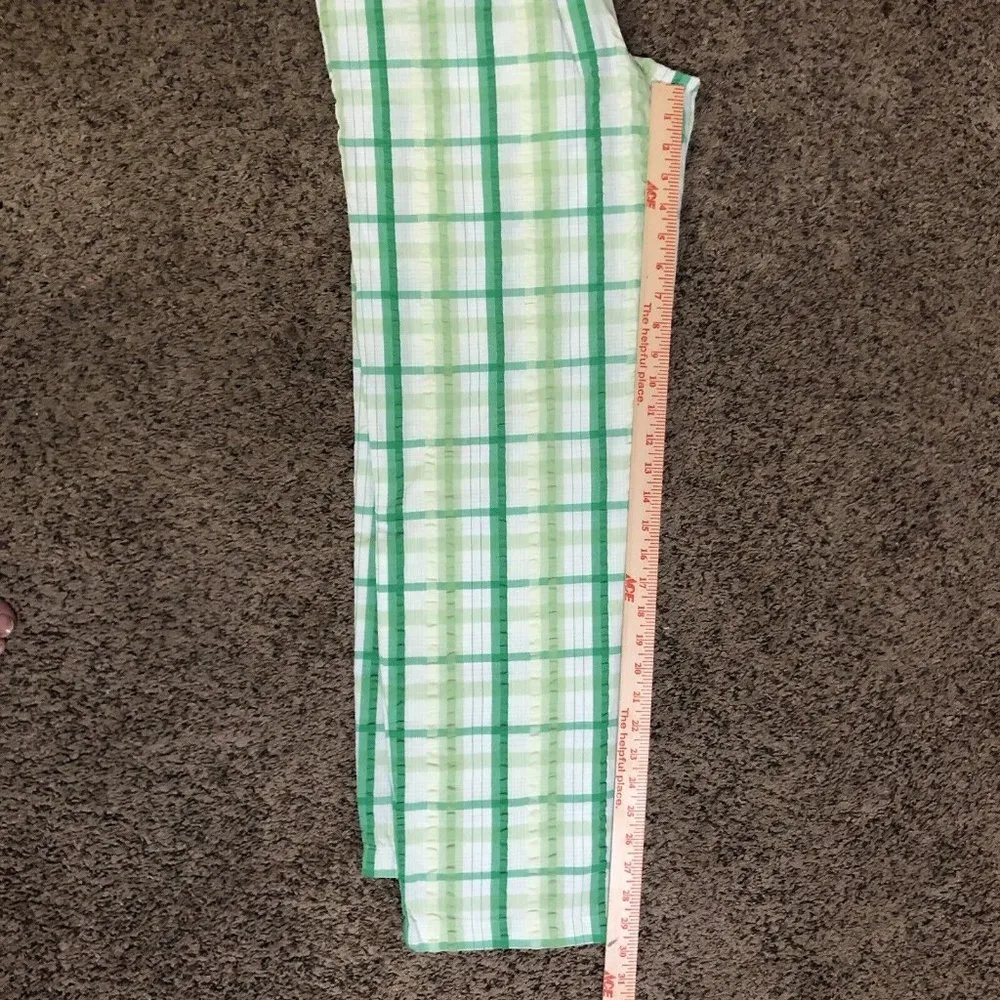 Chadwicks Pants Womens S Used Green Plaid - Image 6