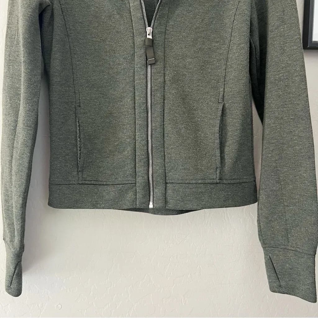 Victoria’s Secret Sport Olive Zip-Up Jacket - Image 4