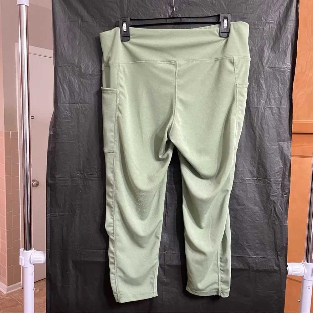 Adrienne Vittadini 1X Sport Capri Leggings Athleisure Yoga Athletic Pockets - Image 5