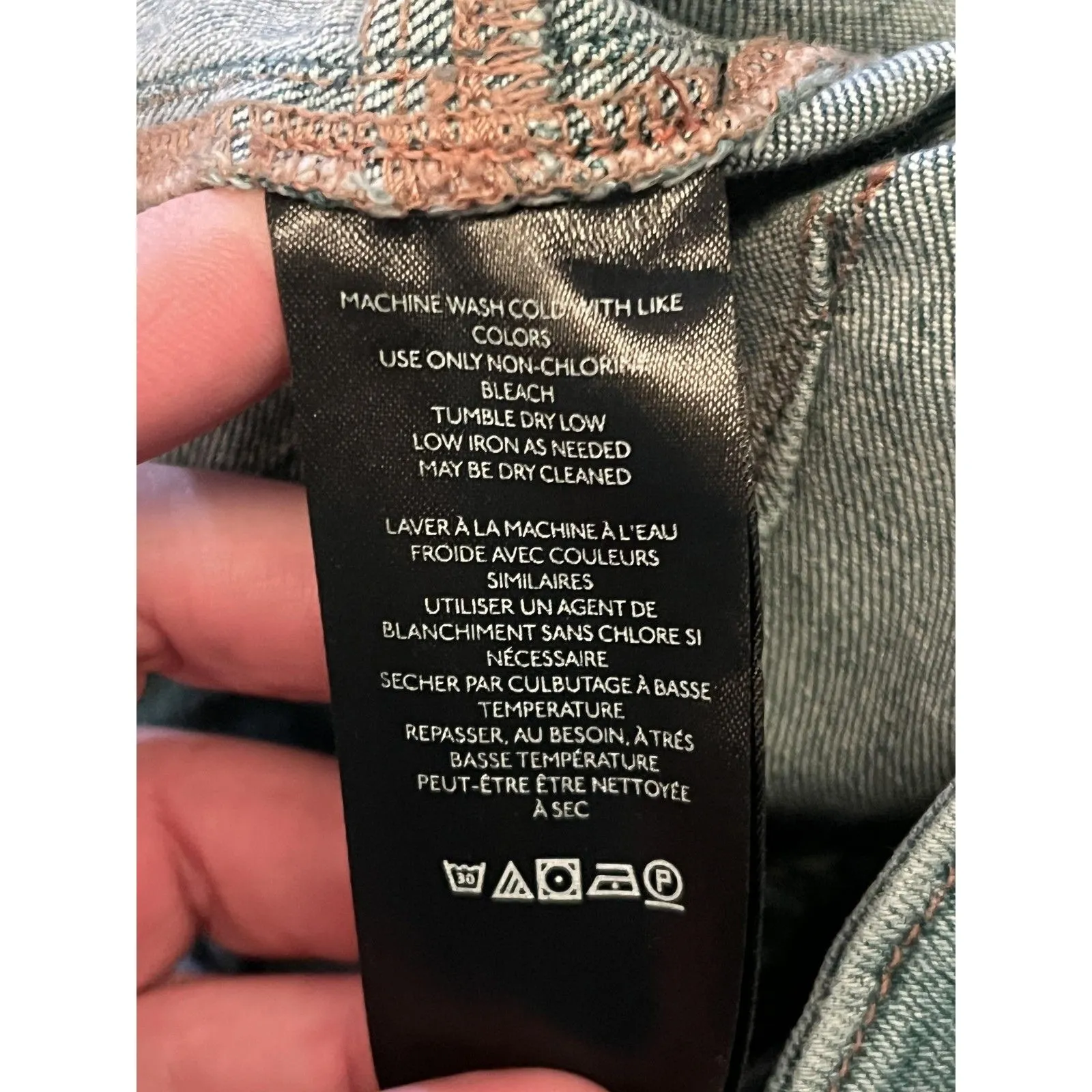 We The Free Jeans Womens 26 Blue High Rise Flare Bell Bottom Stretch Denim - Image 9