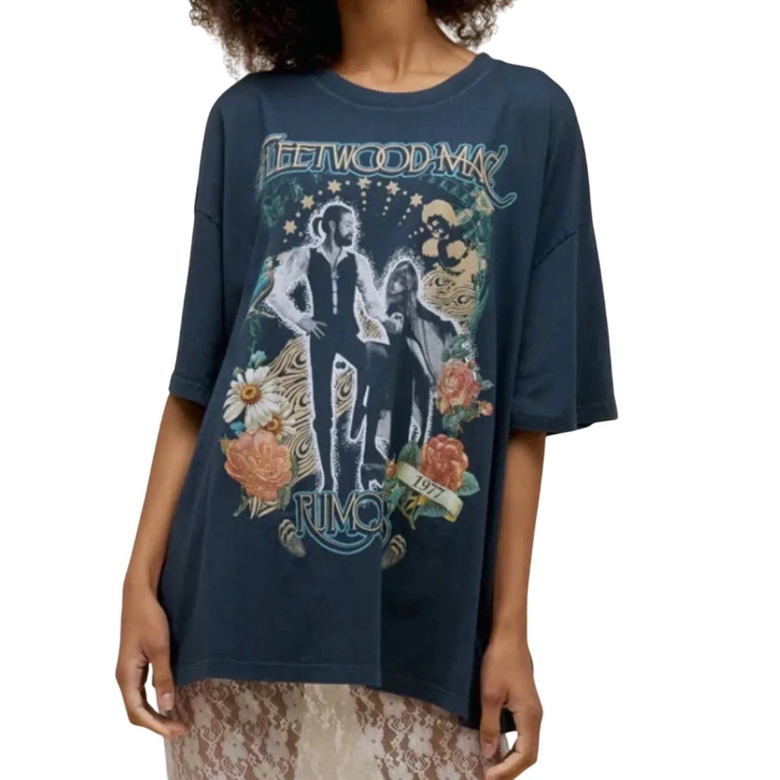 DAYDREAMER Fleetwood Mac Rumors Tee One Size P2P 26 - 27” New w/ Tag MSRP $128 - Image 2
