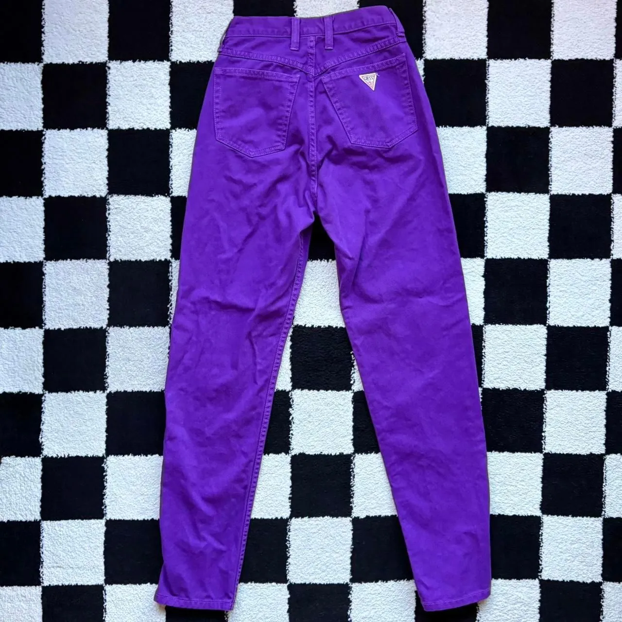 Vintage Guess by Marciano Purple High Rise Denim Jeans - Image 2