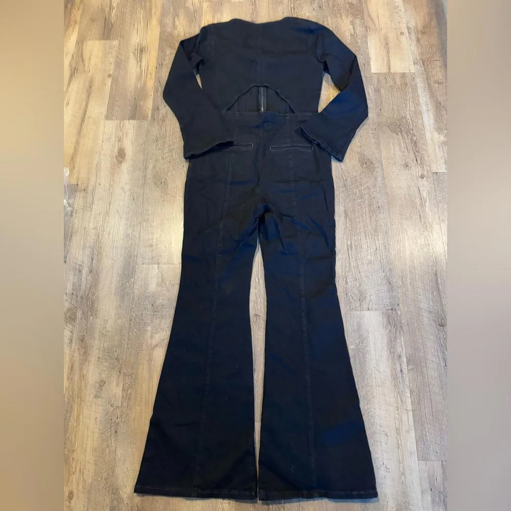 NWT Karly Jumpsuit in Night Rider FREE PEOPLE Large - Image 10