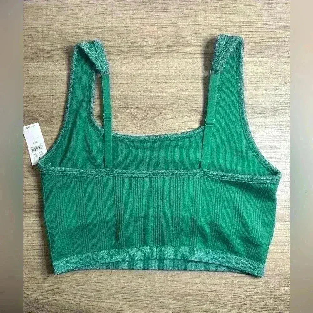 Aerie  Seamless Heather Square Neck Longline Bralette size small NWT - Image 2