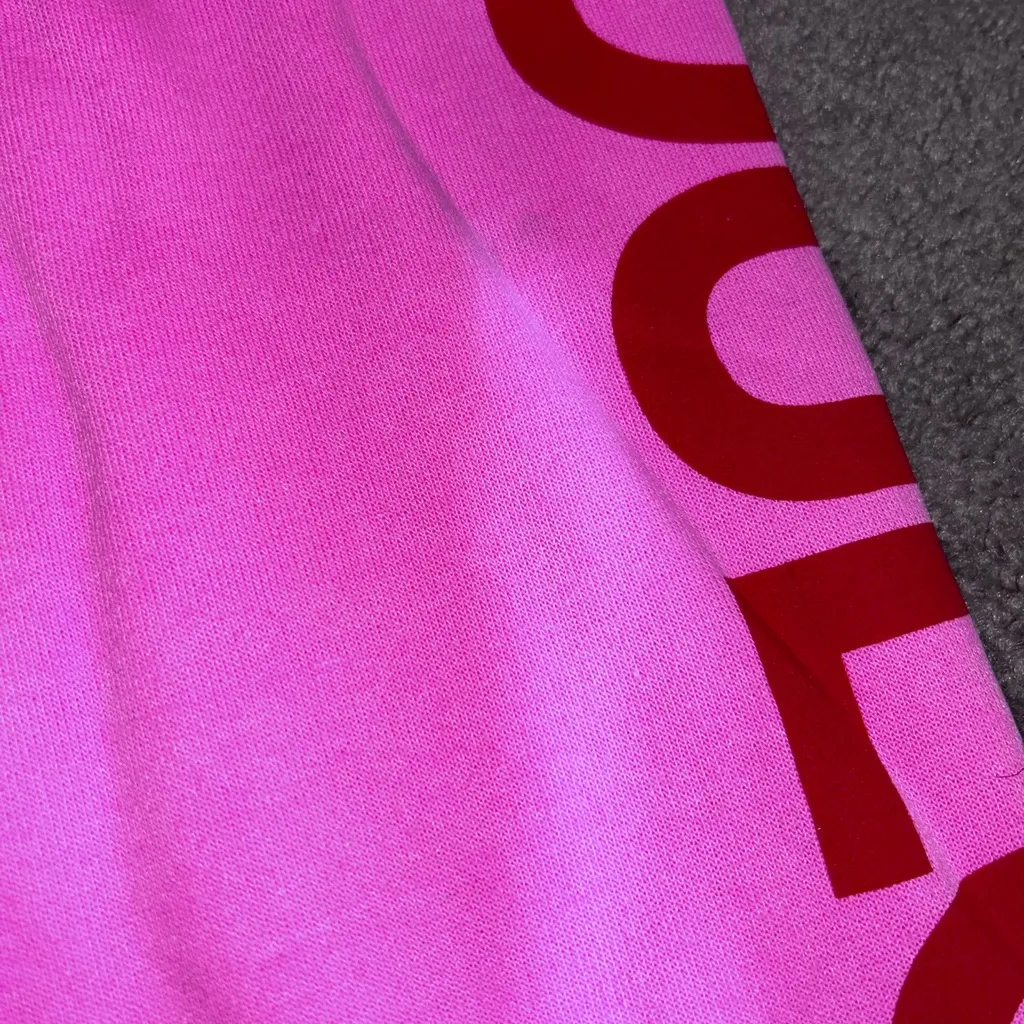 Aviator Nation X Soulcycle Neon Pink Logo Sweatpants NWT small - Image 6