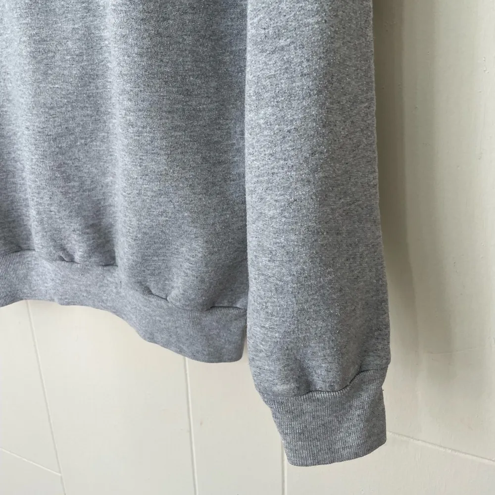 Hanes Disneyland Resort Crewneck Sweatshirt Mickey Mouse Grey Women’s Size S - Image 8