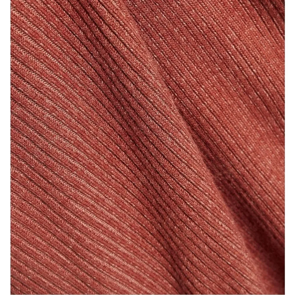 Naadam cashmere and cotton reversible knit dress NEW Brown Size M - Image 13