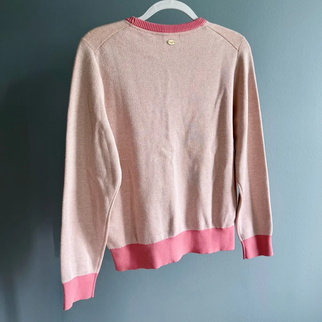 NWT Puma Dani Dazey Golf Sweater, Pink | Size Medium - Image 9
