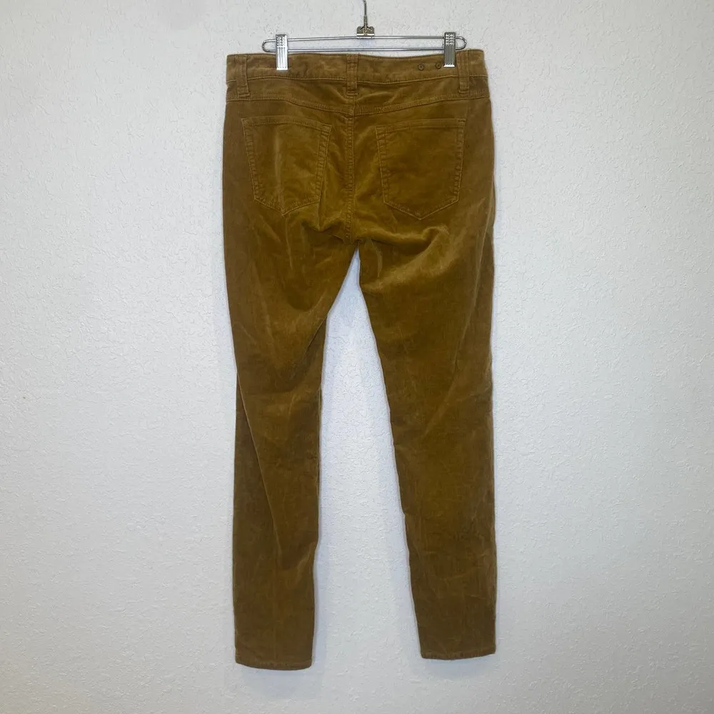 Cabi Jeans Tan/Gold Baby Corduroys Skinny Low-Mid Rise EUC Sz 4 - Image 5