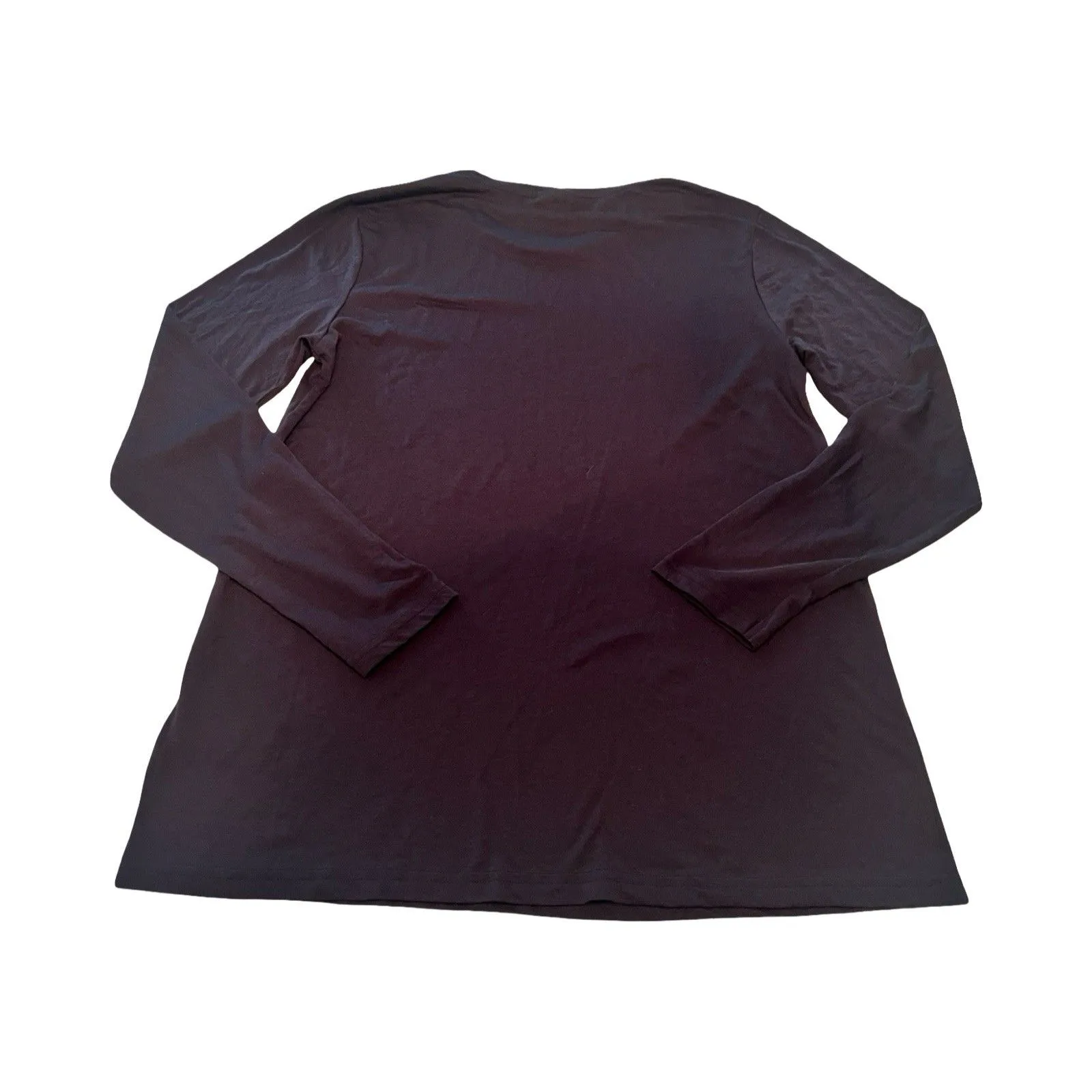 GYMSHARK Training Oversized Long Sleeve Tee Shirt Women's Black Large‎ GLLT4734 - Image 4