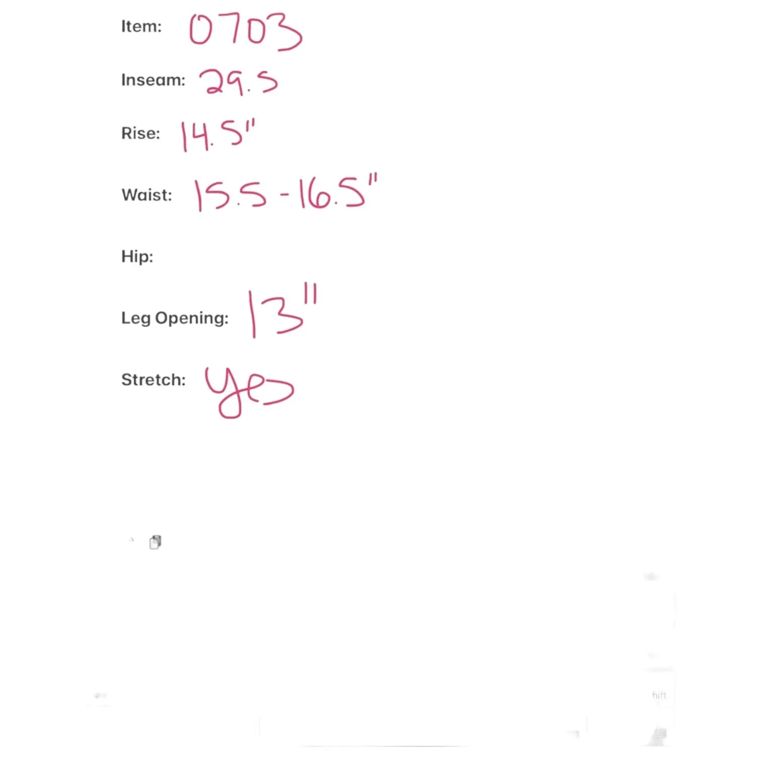 Halara Wide Leg Cropped Pants Black Size L Elastic Waist Pockets - Image 6