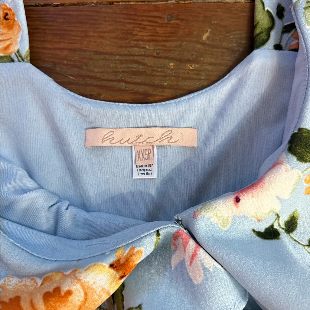 Anthropologie Hutch Floral Eden Wrap Dress ~ Size XXSP 🧡🍄 - Image 12