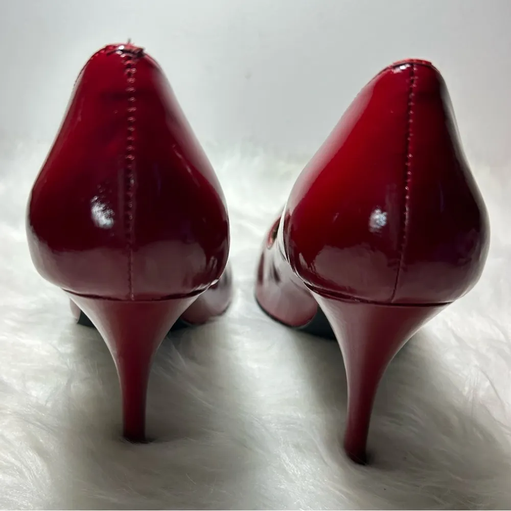 Colin Stuart D’orsay Red Heels Size 10B - Image 5