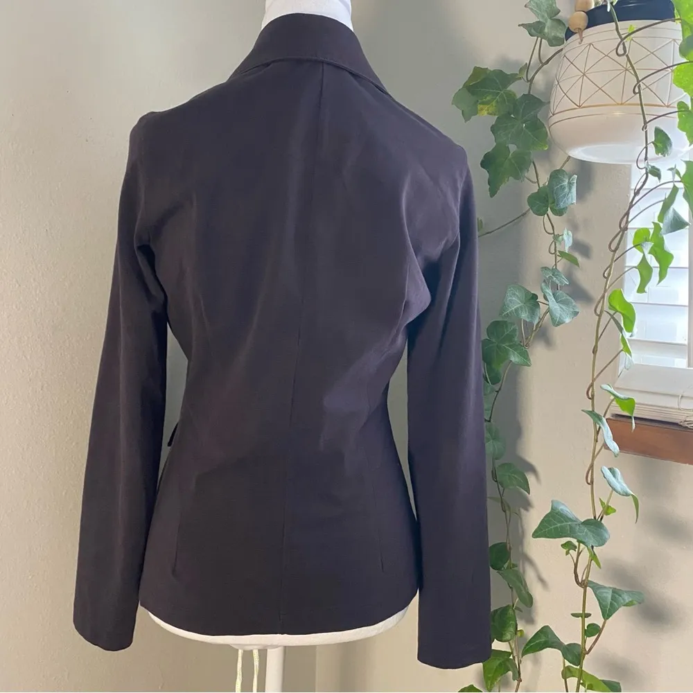 Aeronautica Military‎ Christiano Di Thiene black Blazer with Flag Patch size 40 Blue - Image 3