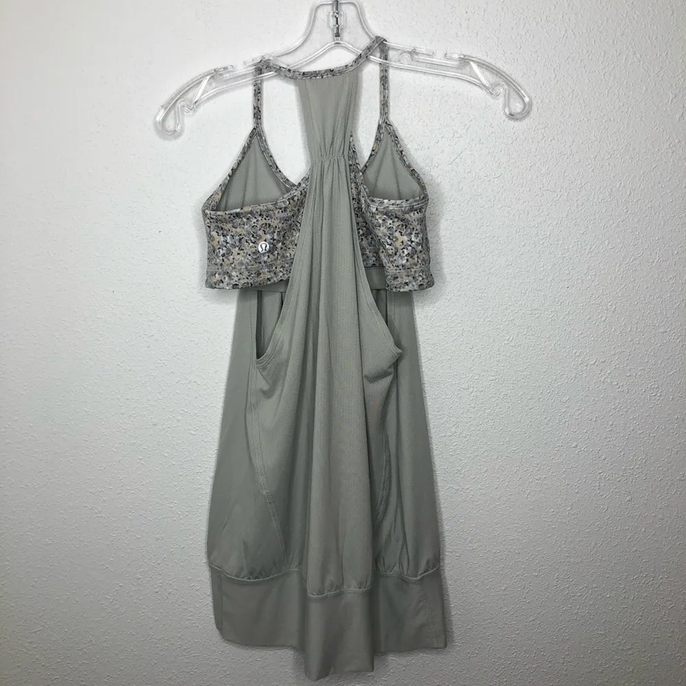 Lululemon No limits Tank Silver Spoon Gray size 6 - Image 6