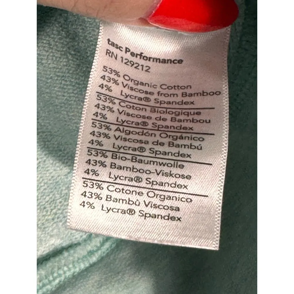 tasc Performance Lighthouse Crew Pullover Sweatshirt Size L Green Size L - Image 6