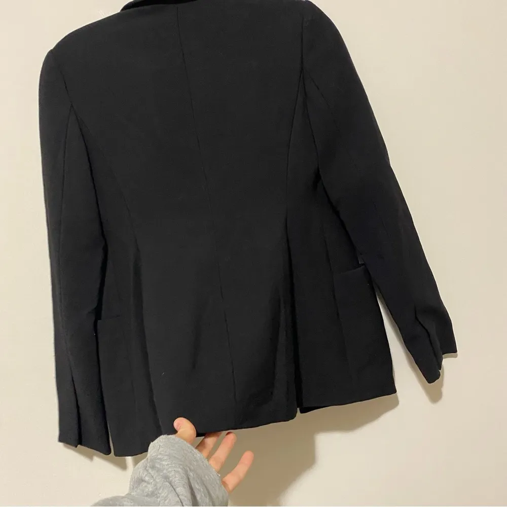 M.M. LaFleur Black Wool Blend Three Button Blazer size 0 - Image 8