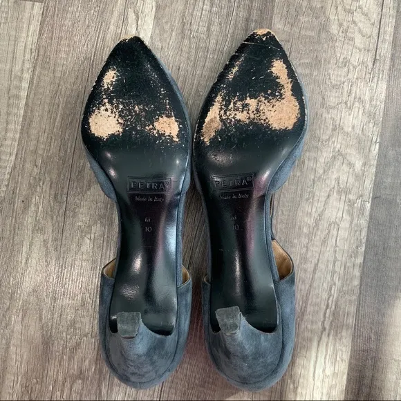 Henri bendel by Petra dark gray heels‎ - Image 5