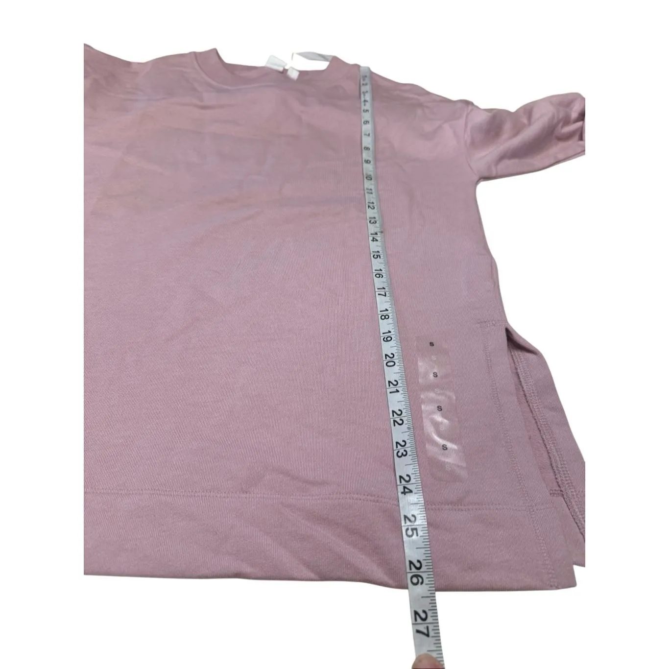 Gap Womans Oversized Sweatshirt Dusty Rose Sz S NWT - Image 5