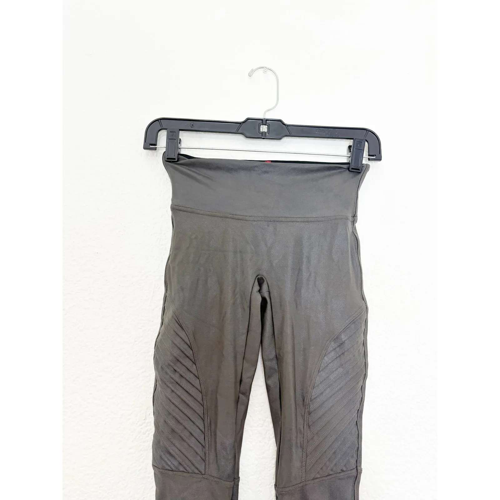 Spanx Faux Leather Moto Leggings Size XS Grunge Emo Chic Y2K - Image 5