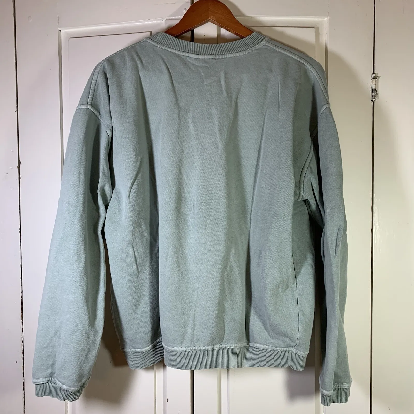 North Conway NH Sweatshirt Womens‎ Small Garment Dyed Casual Green Vacation READ - Image 2