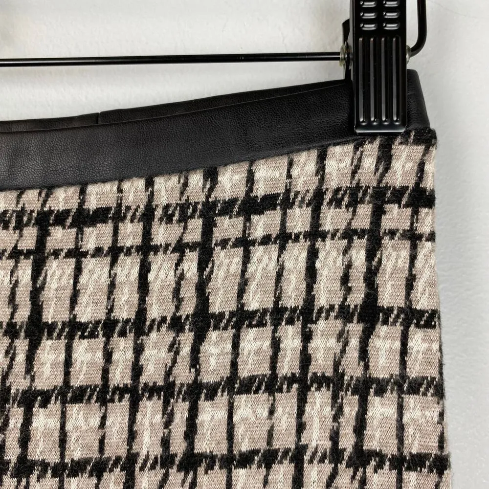 Patrizia Pepe Glen Plaid Trouser Shorts Size IT42 US 6 Black - Image 2