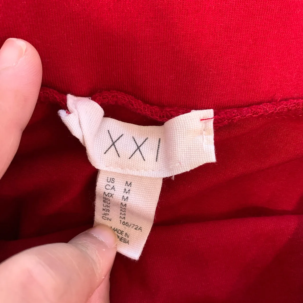 Red Mini Skirt - Image 3