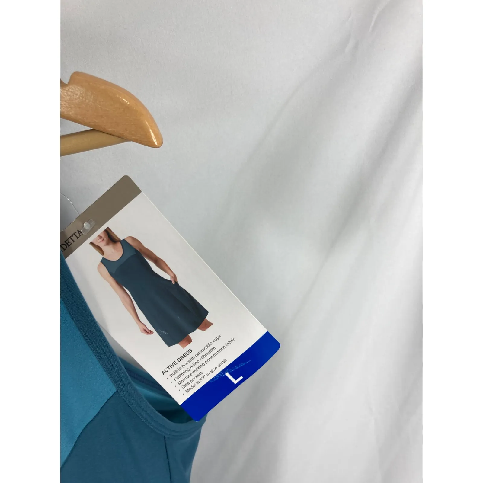 NWT Mondetta Performace + Luxury Athletic Dress Blue Size Large - Image 3