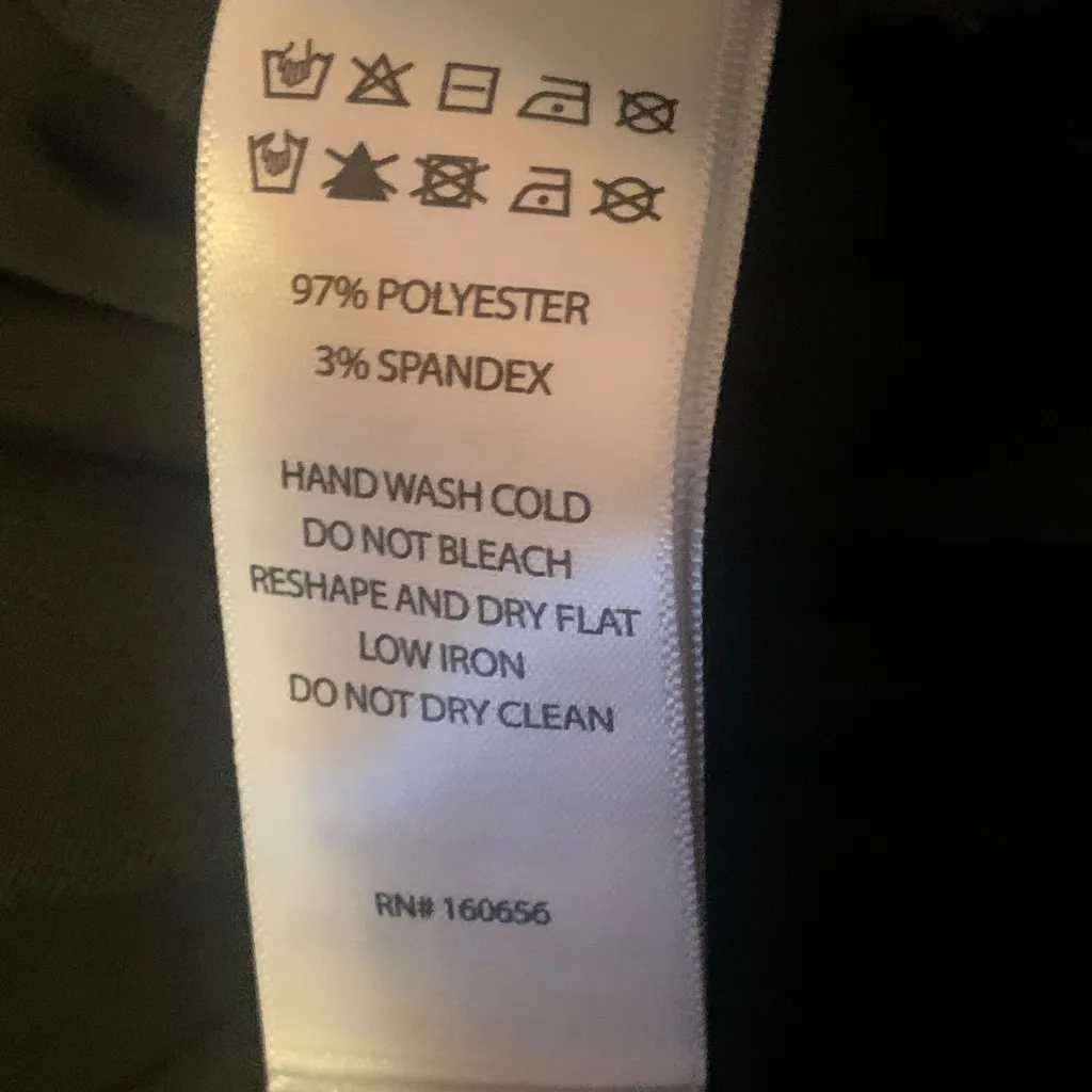 Sincerely Jules Wide Leg Pants XL Satin Black Wide Waistband High Waisted - Image 6