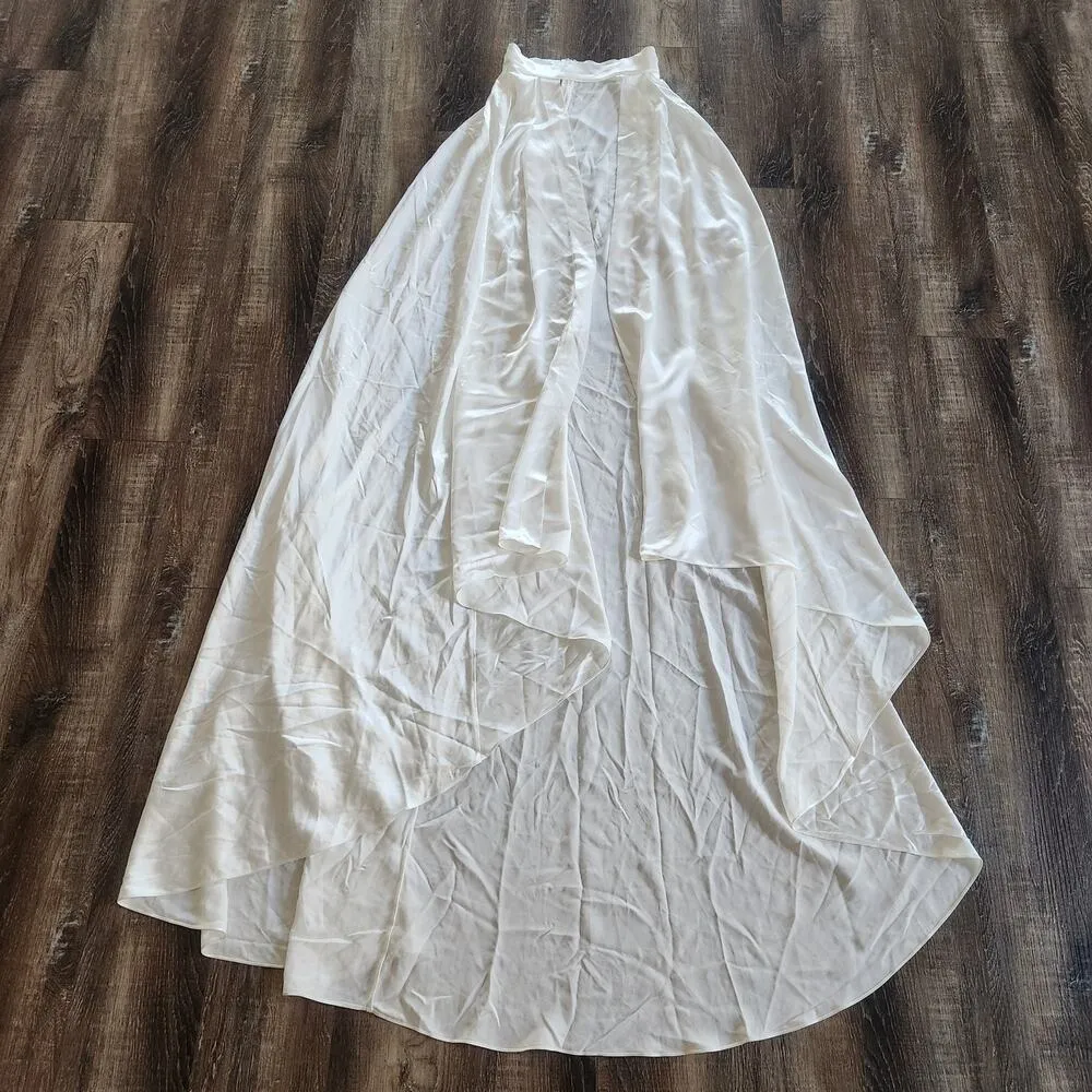 Retrofete White Train for Evalina Dress Size Small *Train Only* - Image 2