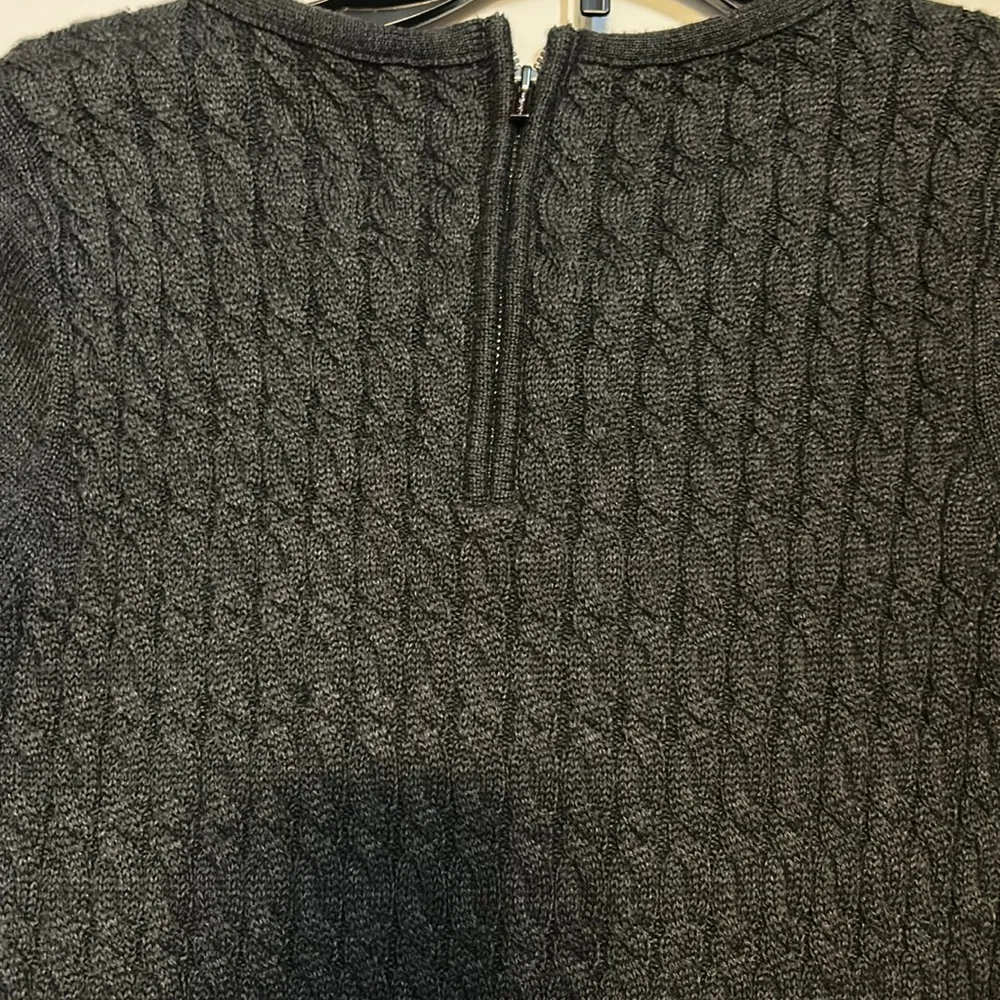 Calvin Klein Fit and Flare Black Cable Knit Sweater Dress - S - Image 4