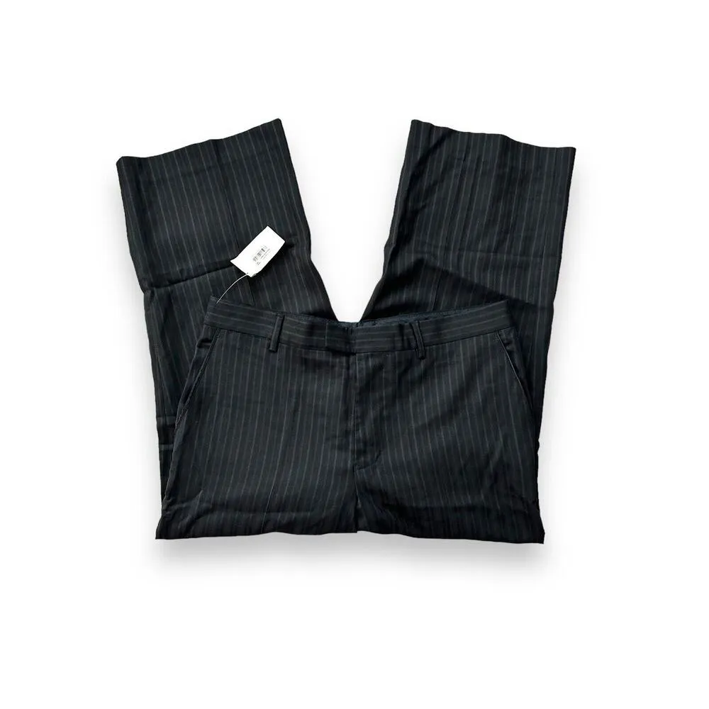 Ted Baker London Women's Black Two Tone Stripe Dress Pant Trousers ~14 - Image 2