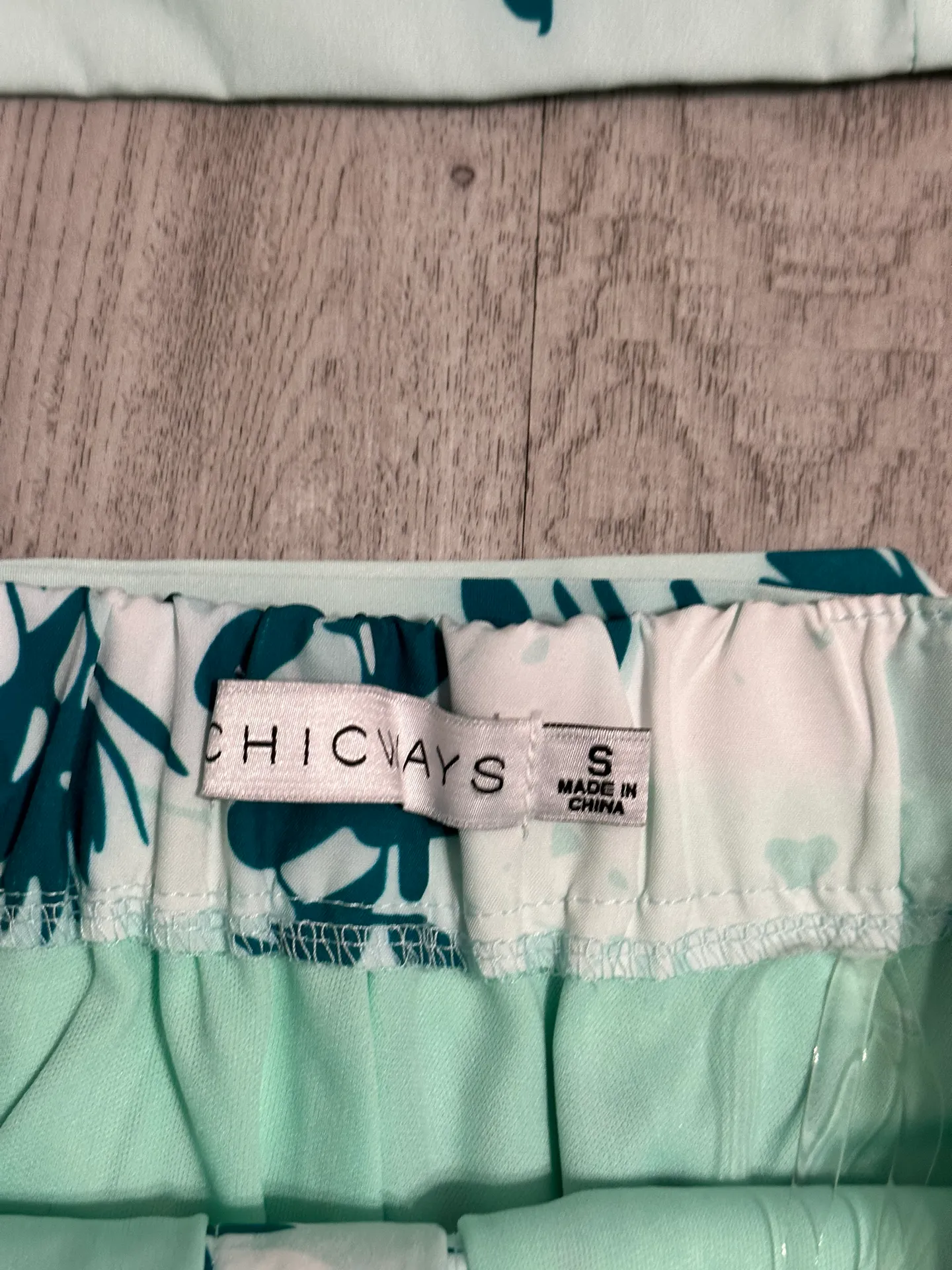 Chicways Green Off Shoulders Two Piece Outfit  - Image 3