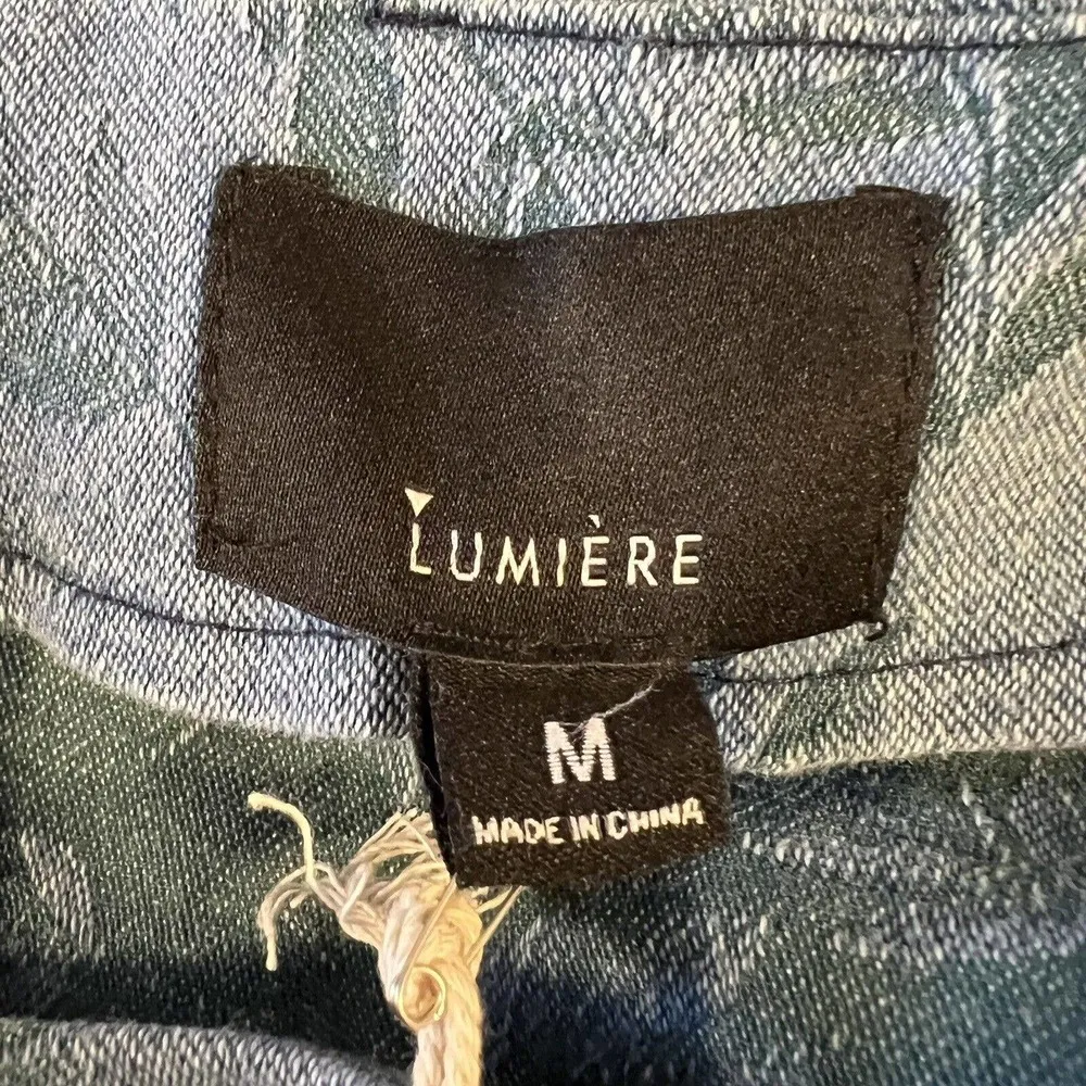 Lumiere Wrap Skirt Leaf Print New Medium - Image 4