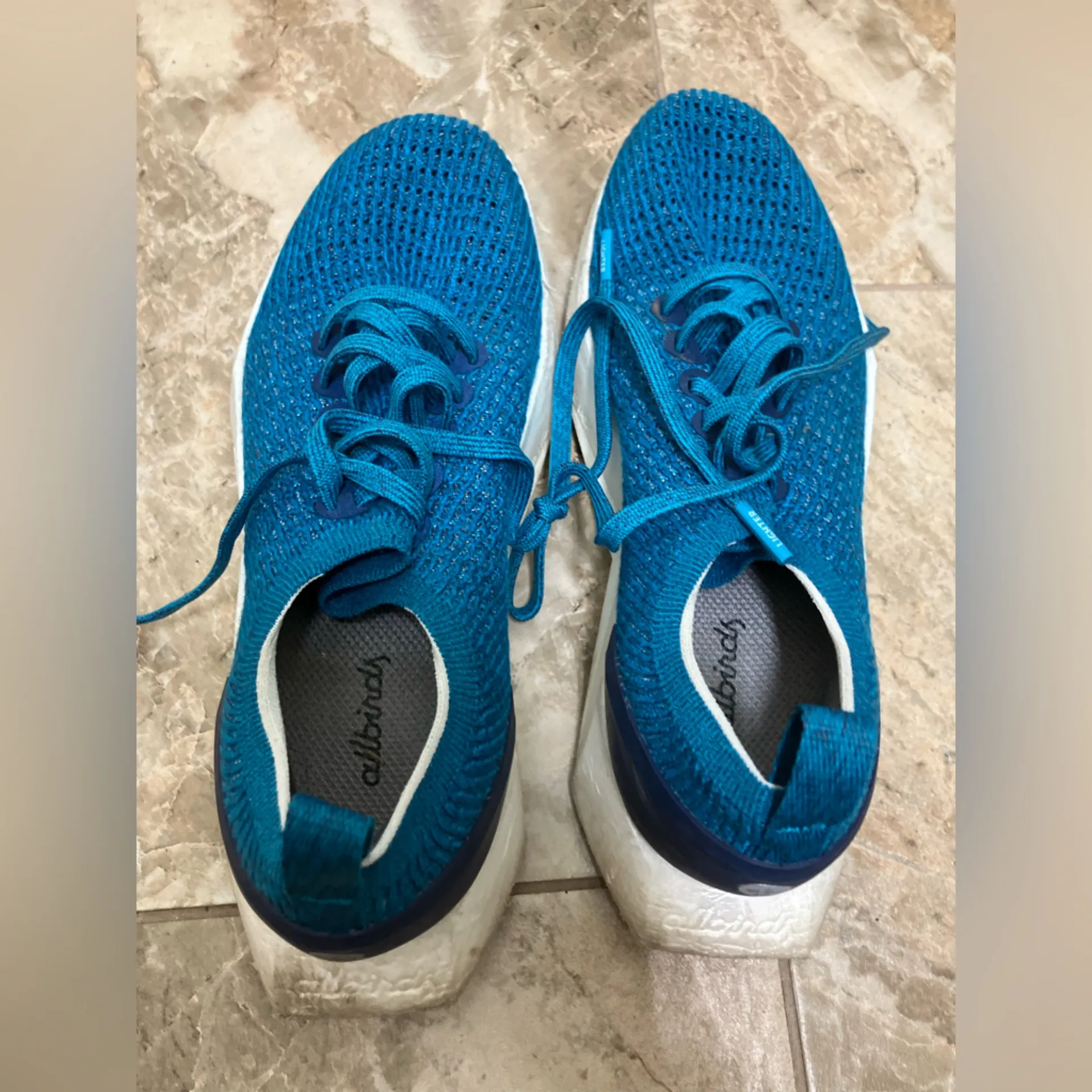 allbirds blue Tree Flyer Running Shoes - Image 2