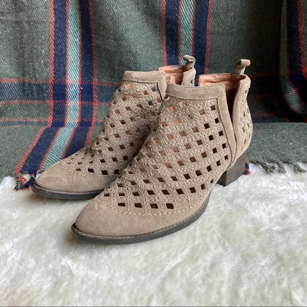 Jeffery Campbell “Taggart” Suede Ankle Booties - Image 2