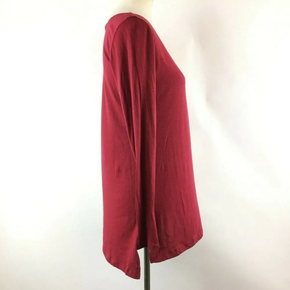 ABOUND Red Long Sleeve Everyday Tee - Image 4