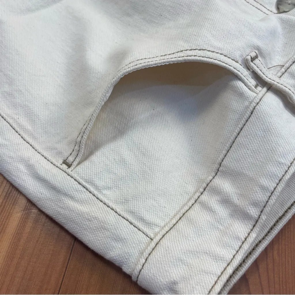 Torrid A Line Button Fly Natural Mini Denim Jean Skirt New 16 40” Waist Women’s - Image 8