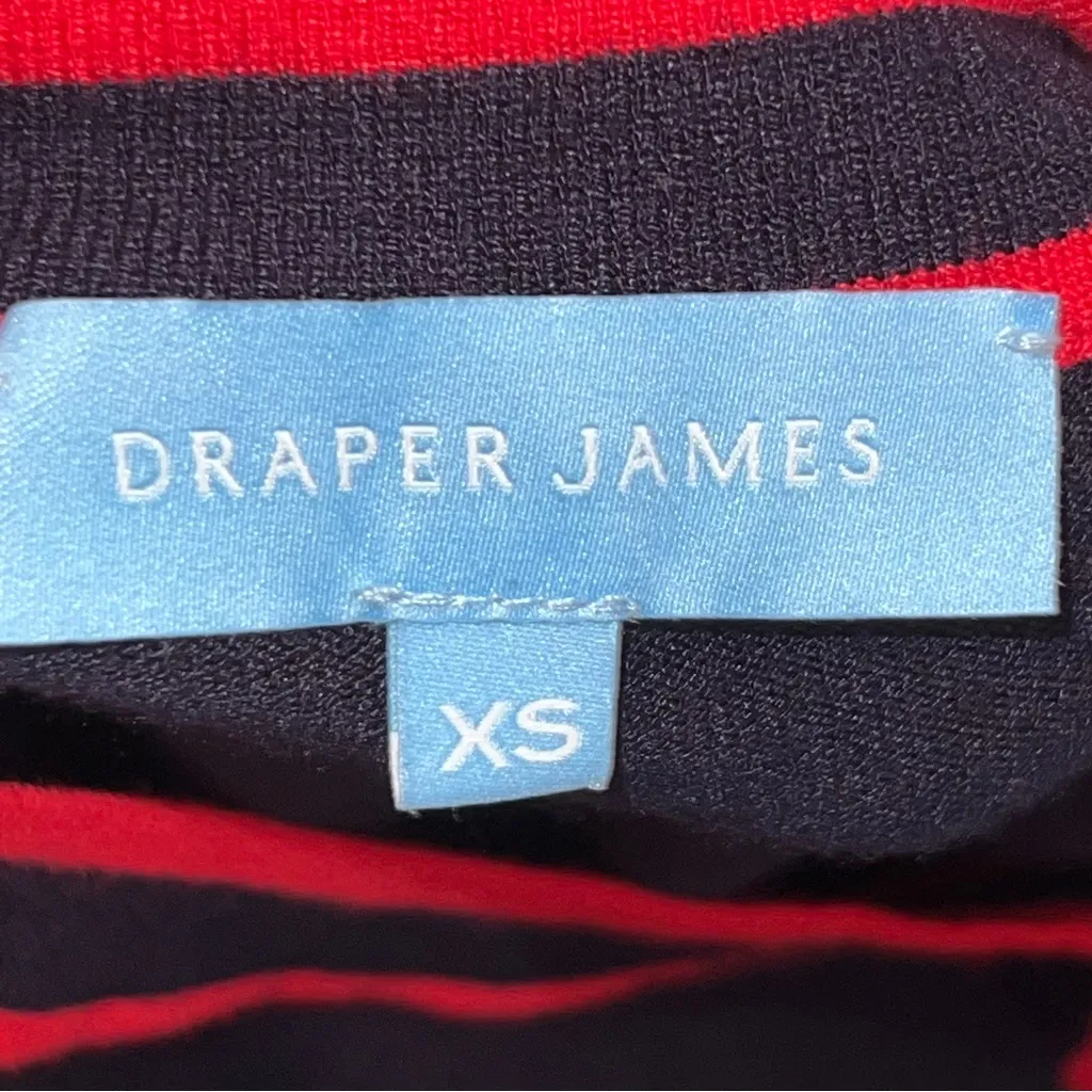 Draper James Red and Navy Striped Dress - Image 10