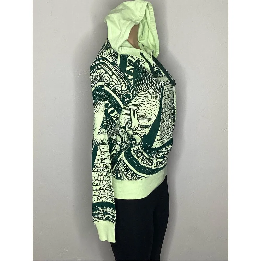 New. Black Scale All Over Print Money Pyramid Seal. Small. Retails $129 Green - Image 6