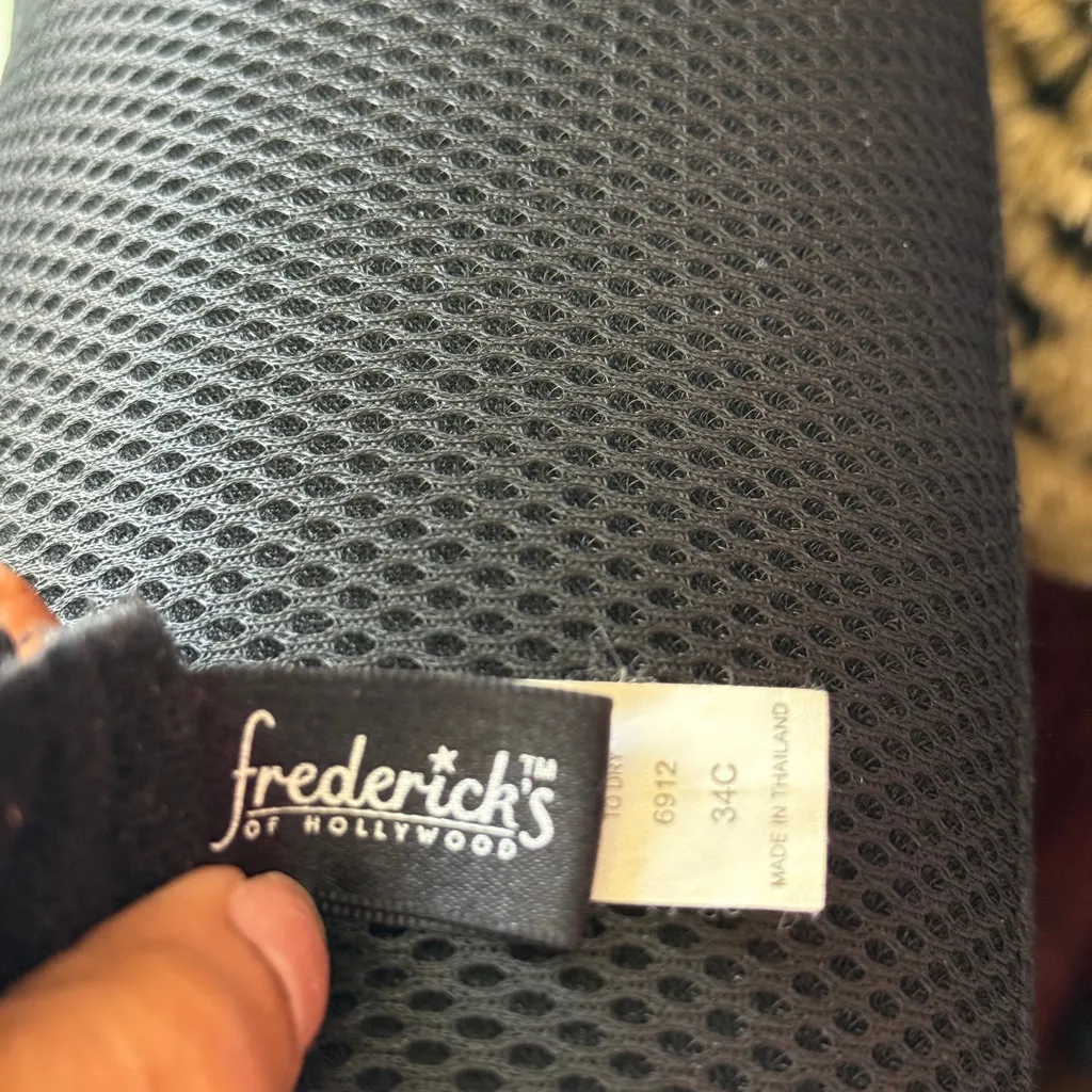 Frederick's of Hollywood sz 34c brown tan leopard print bra - Image 3