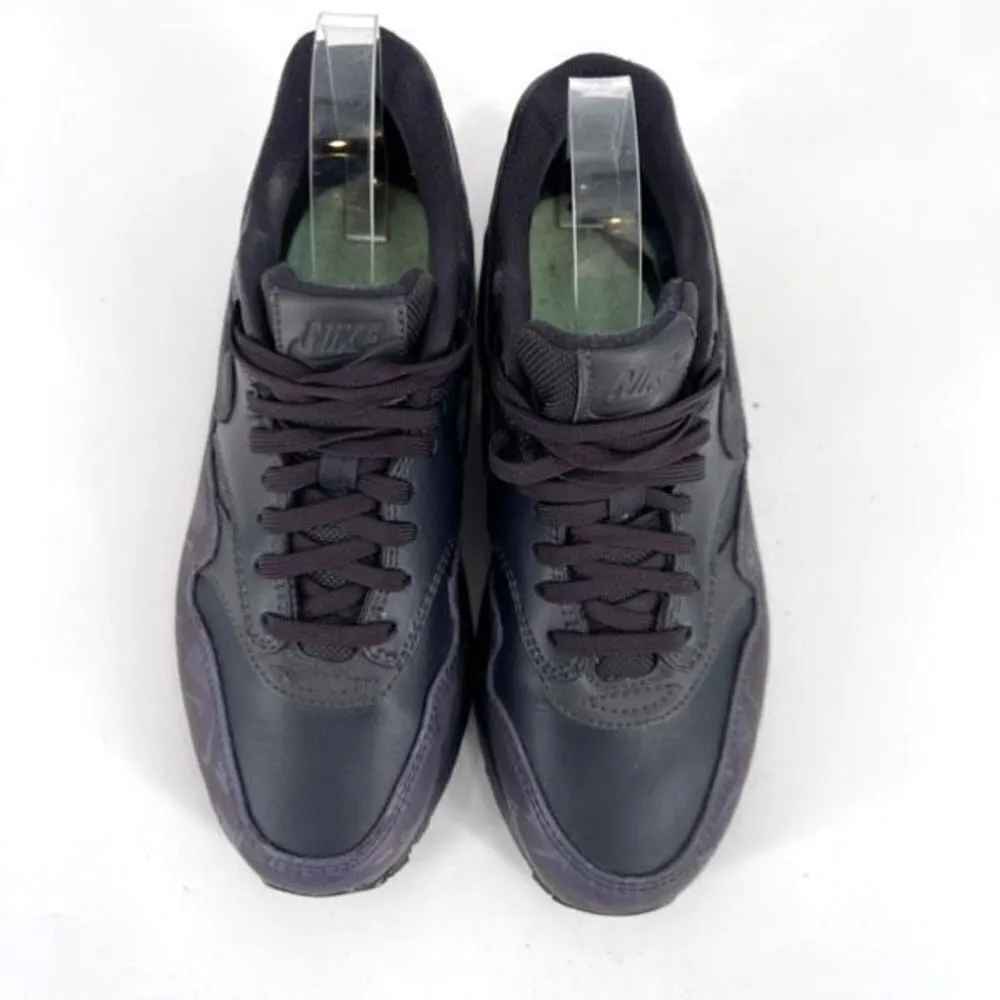 Nike Womens Air Max 1 Lux Logo Prints 2018 Round Toe Sneaker Shoes Purple Size 6 - Image 5