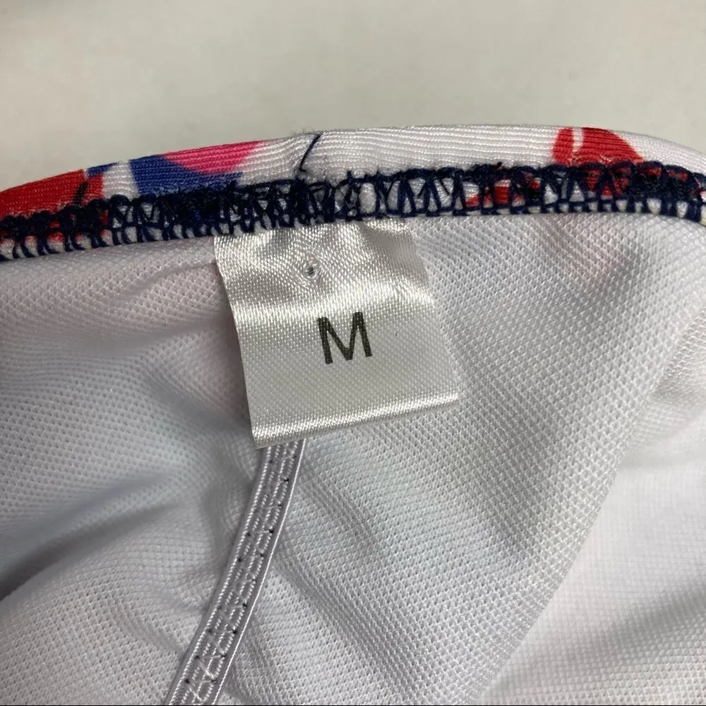 Two Piece Bikini Size Medium Halter‎ Tie Closure& Front Tie Closure Blue - Image 5