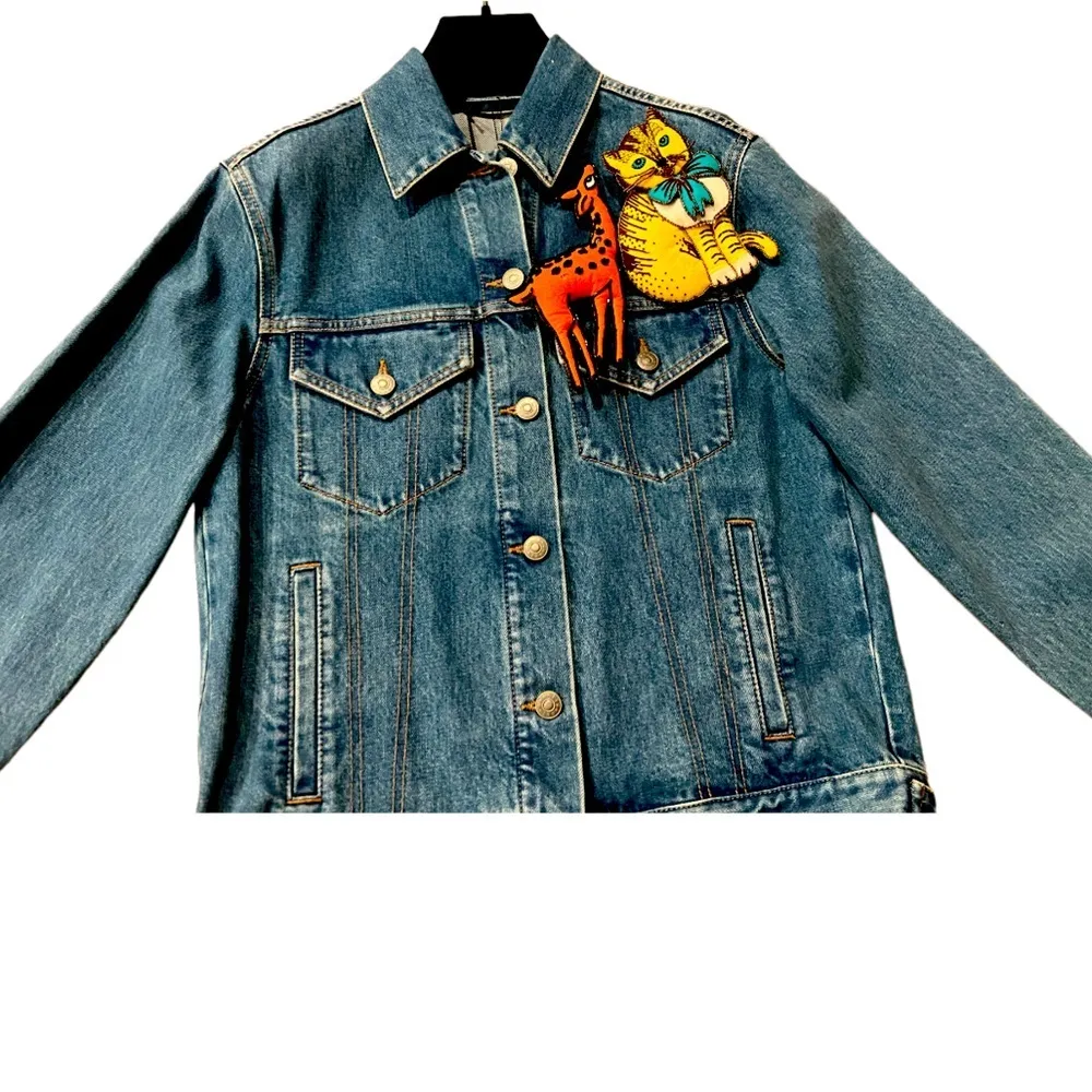 GUCCI Denim Jacket NWT Size: XS | US2, IT38 - Image 3