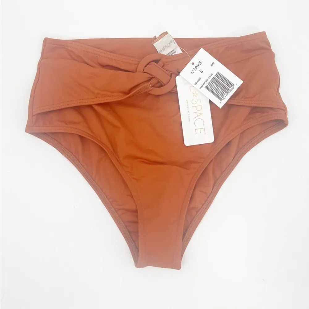 L*SPACE Bikini Bottom Lana Size Small NWT Twist High Waisted Beach Resort NWT - Image 3