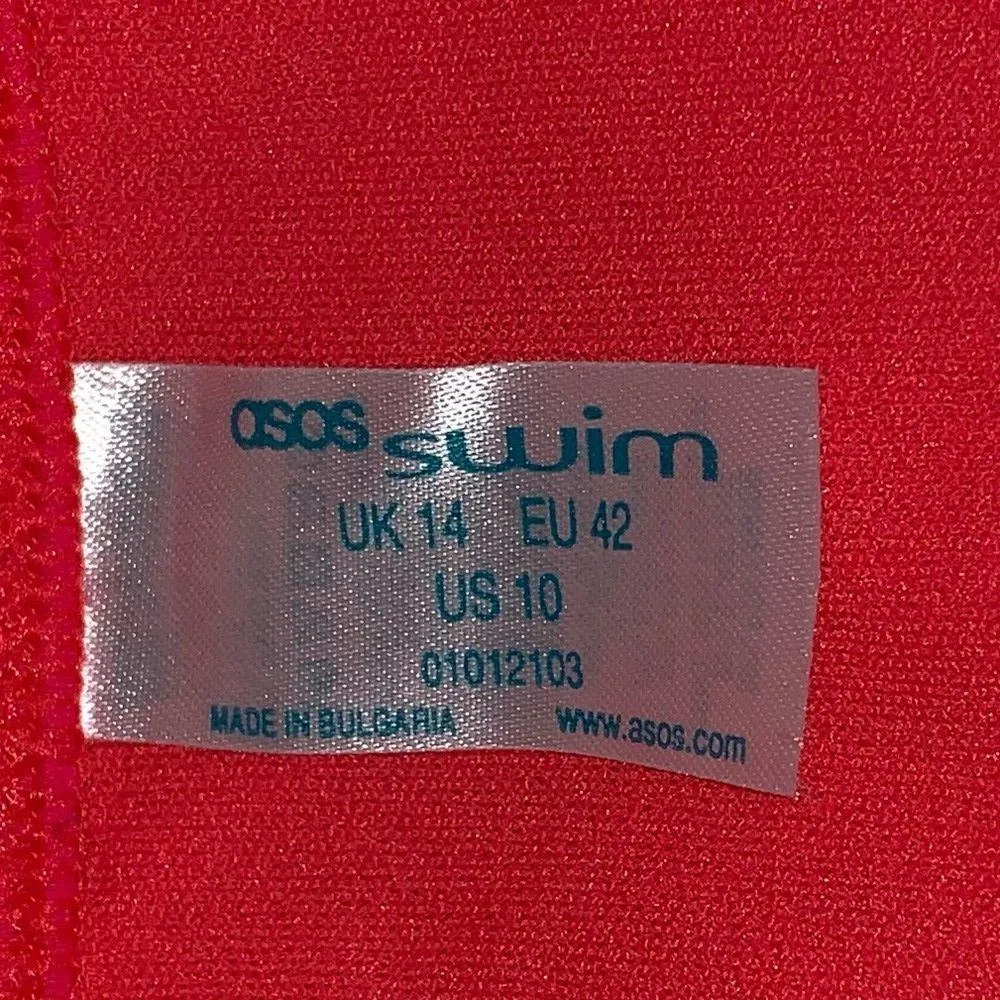 ASOS  Reddish Pink Bikini Bottoms with Bow - Image 4