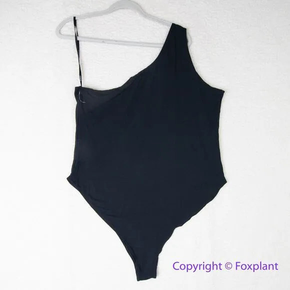 New! Eloquii One Shoulder Bodysuit black, women‎ plus size 22/24 - Image 5