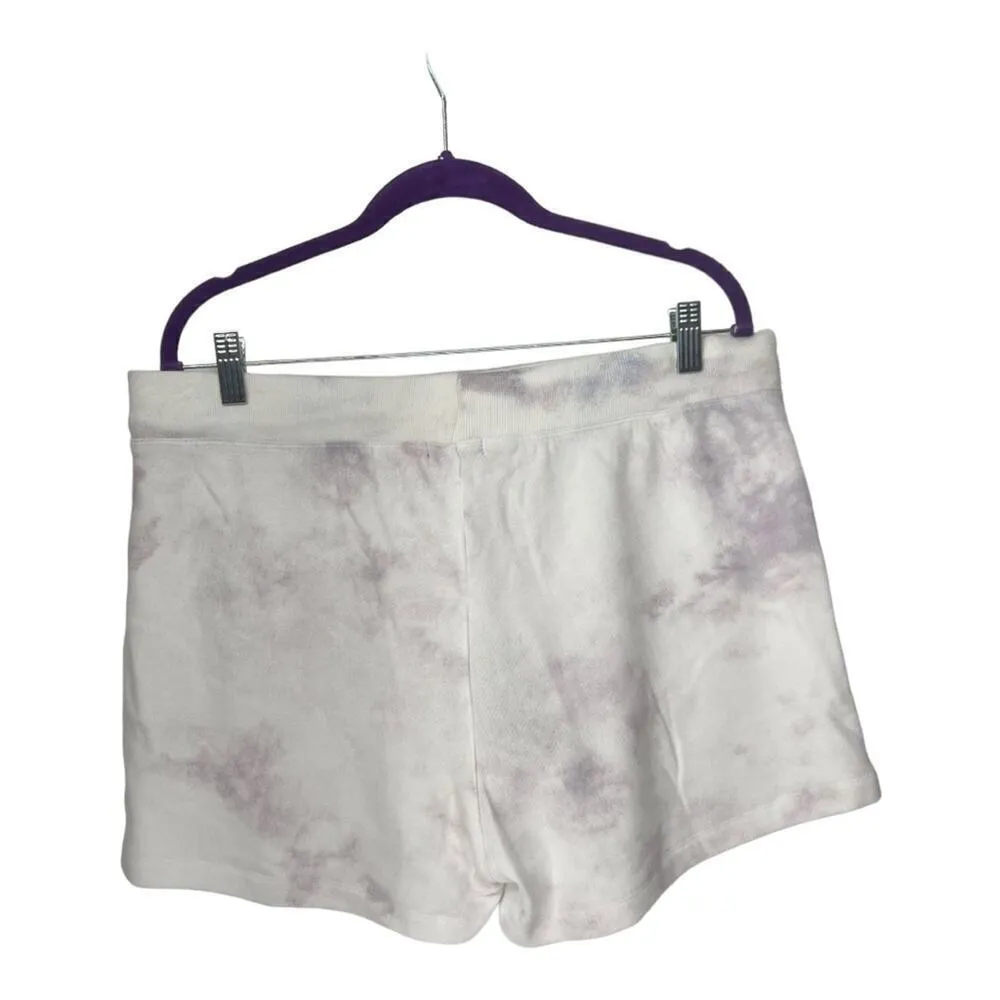 Rails Robin White Lavender Tie Dye Drawstring Casual Shorts Size XL NWT - Image 4